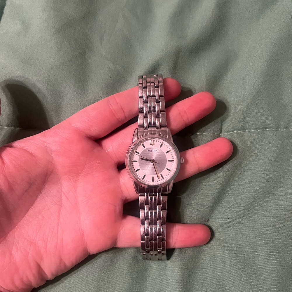 Bulova Silver Tone Watch